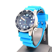 Citizen EO2028-06L Promaster Diver Eco-Drive 36.5mm Blue Dial Blue Polyurethane Strap Women’s Watch